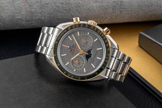 Thumbnail von Omega Speedmaster Chronograph Stahl / Gold Automatik Ref 304.23.44.52.06.001 B&P