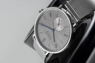 Thumbnail von NOMOS Tangente Neomatik 39 Silvercut Stahl Automatik Ref. 141 Box