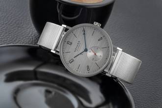 Thumbnail von NOMOS Tangente Neomatik 39 Silvercut Stahl Automatik Ref. 141 Box
