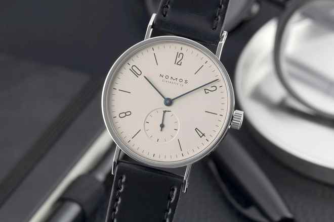  NOMOS Tangente Limited Edition Expo 2000 Stahl Herrenuhr Box & Papiere 1998 