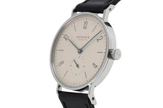 Thumbnail von NOMOS Tangente Limited Edition Expo 2000 Stahl Herrenuhr Box & Papiere 1998