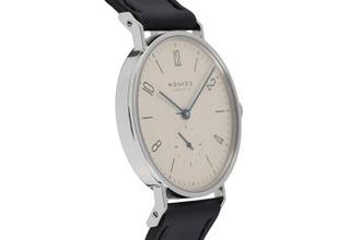 Thumbnail von NOMOS Tangente Limited Edition Expo 2000 Stahl Herrenuhr Box & Papiere 1998