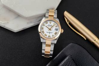 Thumbnail von Rolex Datejust 31 Rolesor White Roman Damenuhr Oyster Perpetual Ref. 278243