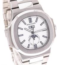Thumbnail von Patek Philippe Nautilus White Annual Calendar – 5726/1A-010 – like NEW – 2013 Full Set