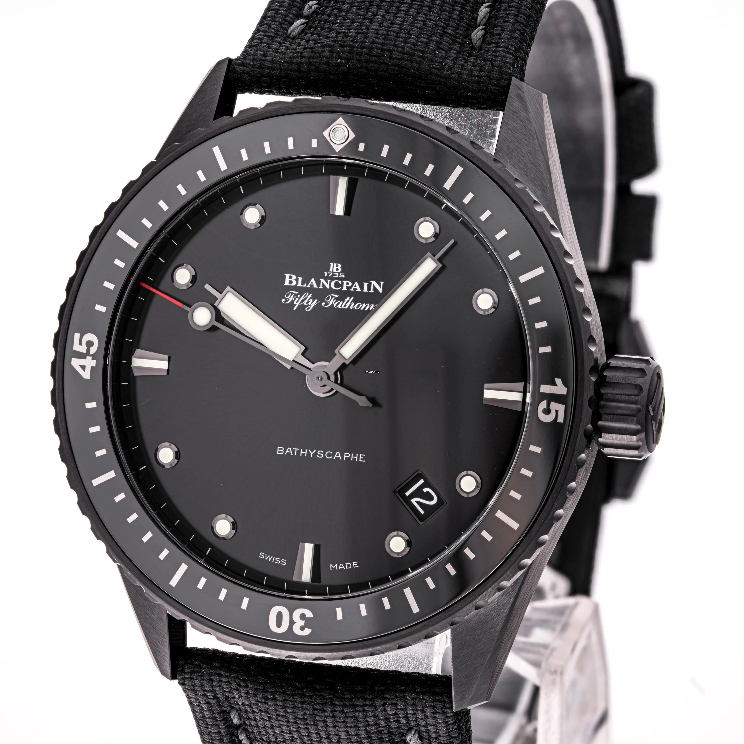  Blancpain Fifty Fathoms Bathyscaphe 43 – 5000-0130-B52A – like NEW – 2022 Full Set 