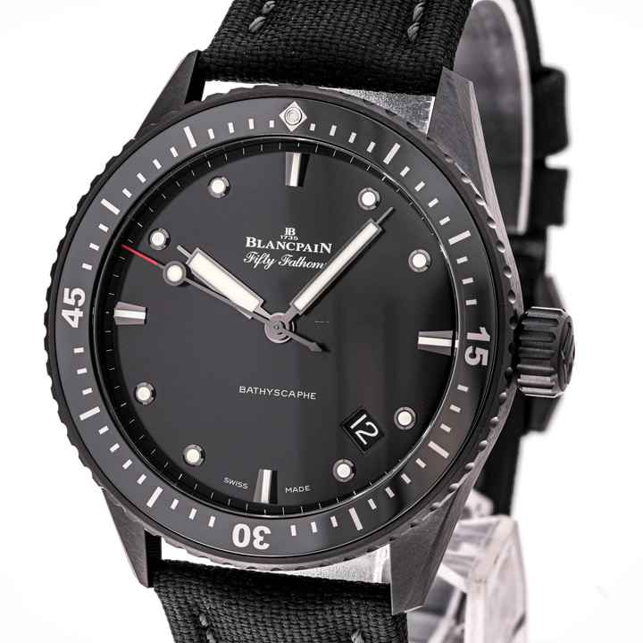 Blancpain Fifty Fathoms Bathyscaphe 43 – 5000-0130-B52A – like NEW – 2022 Full Set