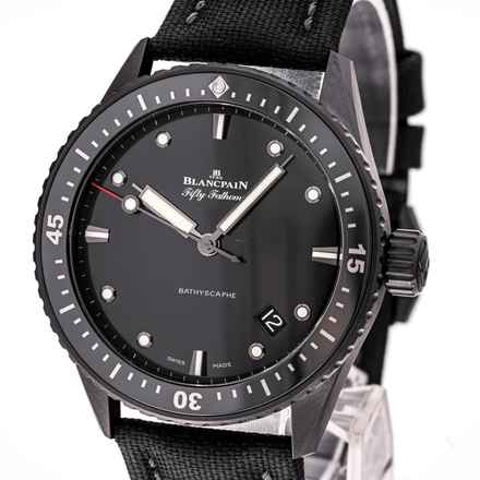  Blancpain Fifty Fathoms Bathyscaphe 43 – 5000-0130-B52A – like NEW – 2022 Full Set 