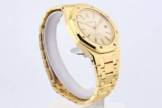 Thumbnail von Audemars Piguet Royal Oak Jumbo 36 Mini Jumbo White Dial - With Box - 24 Months Warranty - 14700BA 1990