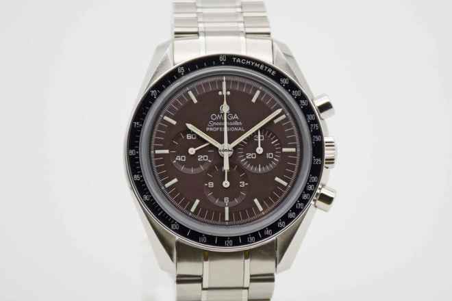  Omega Speedmaster Professional Moonwatch Brown Dial Saphire Sandwich aus 2013 