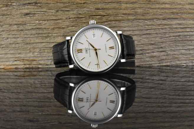  IWC Portofino Automatic 40MM IW3565 Steel / Gold Hands - Card 2020 