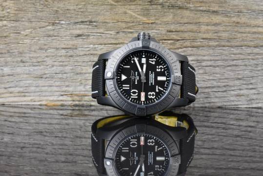  Breitling Automatic 45 Seawolf Night Mission V173191 45MM Black Military Automatic 2024 Full Set 