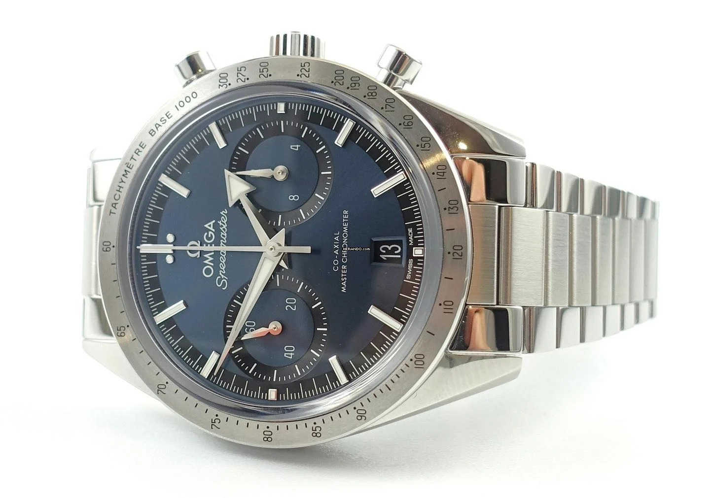Omega Speedmaster '57 Chronograph Blue New with Box and Papers