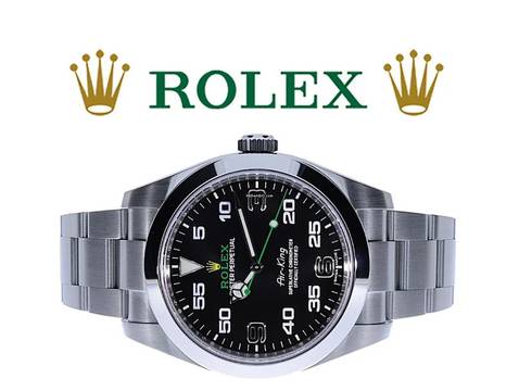 Rolex Air King WIE NEU AUS 2018 - SERVICE 2014