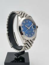 Thumbnail von Rolex Datejust 41 Blue Roman dial Jubilee Full Set 2024