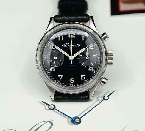  Breguet Type XX - XXI - XXII RARE SPECIAL TYPE 20 XX FLYBACK FROM 1955 WITH EXTRACT 