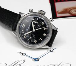 Thumbnail von Breguet Type XX - XXI - XXII RARE SPECIAL TYPE 20 XX FLYBACK FROM 1955 WITH EXTRACT