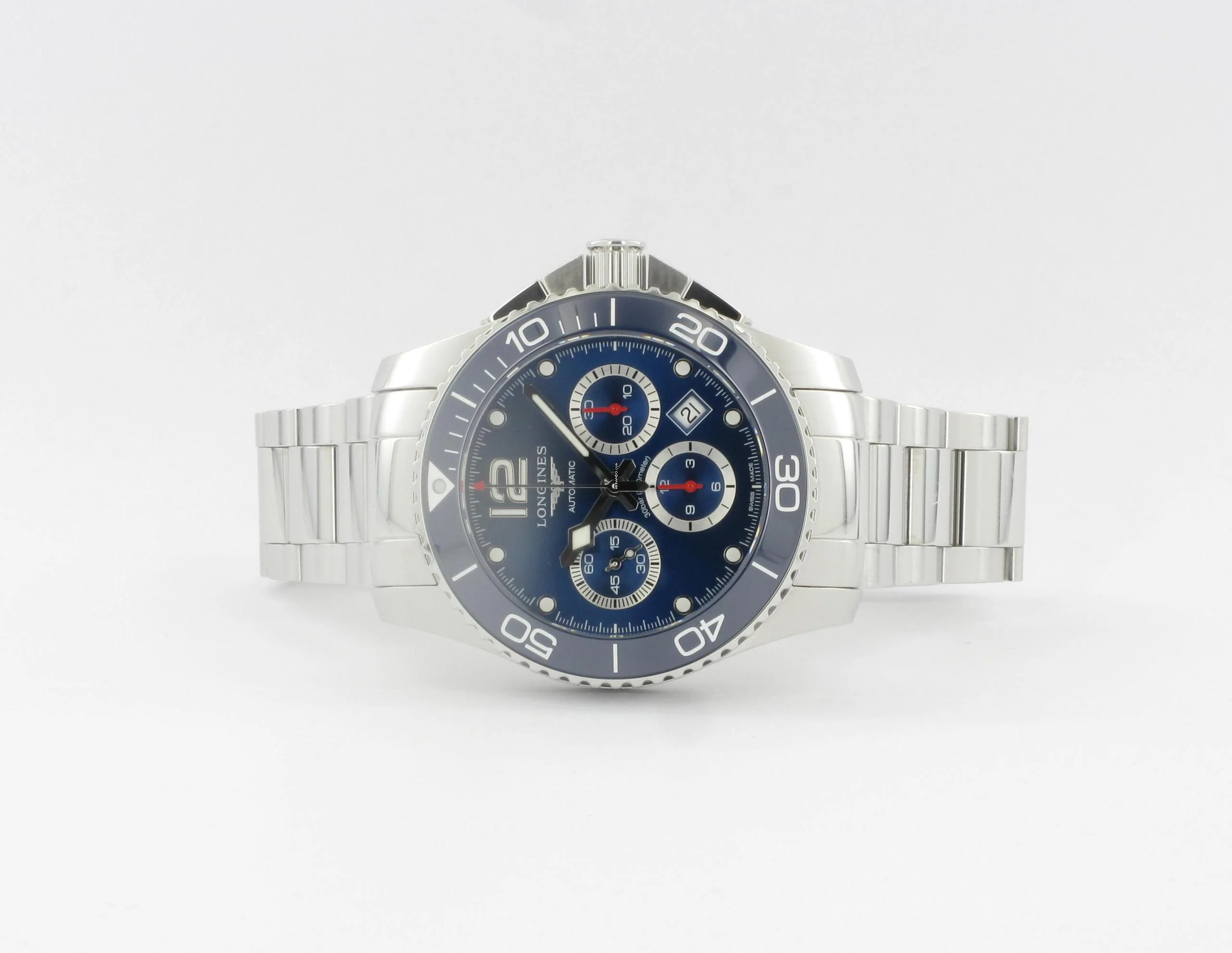  Longines HydroConquest Chronograph 43mm Blue Dial 