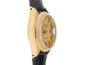 Thumbnail von Rolex Lady-Datejust Ref.6917 1979 Box&Beschreibung sehr gut Vintage Datejust Lady open 6/9 18kt Gelbgold