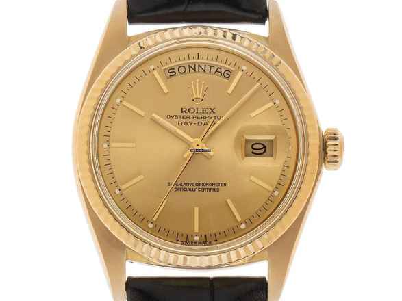  Rolex Day-Date 36 Ref.1803 1973 Box&Beschreibung sehr gut Vintage Day-Date 18kt Gelbgold 