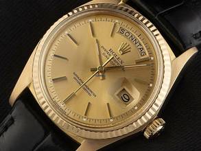 Thumbnail von Rolex Day-Date 36 Ref.1803 1973 Box&Beschreibung sehr gut Vintage Day-Date 18kt Gelbgold