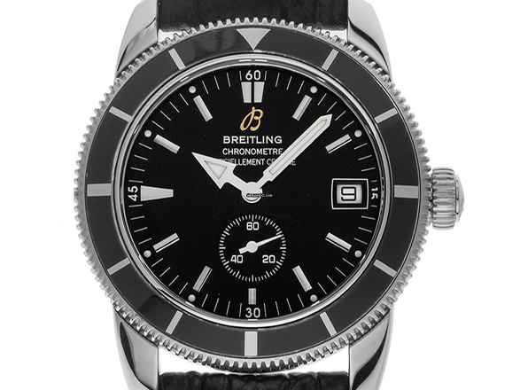  Breitling Superocean Ref.A37320 2014 original Box sehr gut Vintage Superocean Leder Faltschließe 