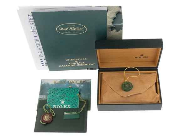  Rolex Datejust Turn-O-Graph Turn-O-Graph Ref.16263 1991 Box&Beschreibung sehr gut Vintage Datejust Turn-O-Graph 