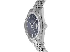 Thumbnail von Rolex Datejust 36 Ref.1601 1968 Box&Beschreibung sehr gut Vintage Datejust Stahl 18kt Weißgold open 6/9