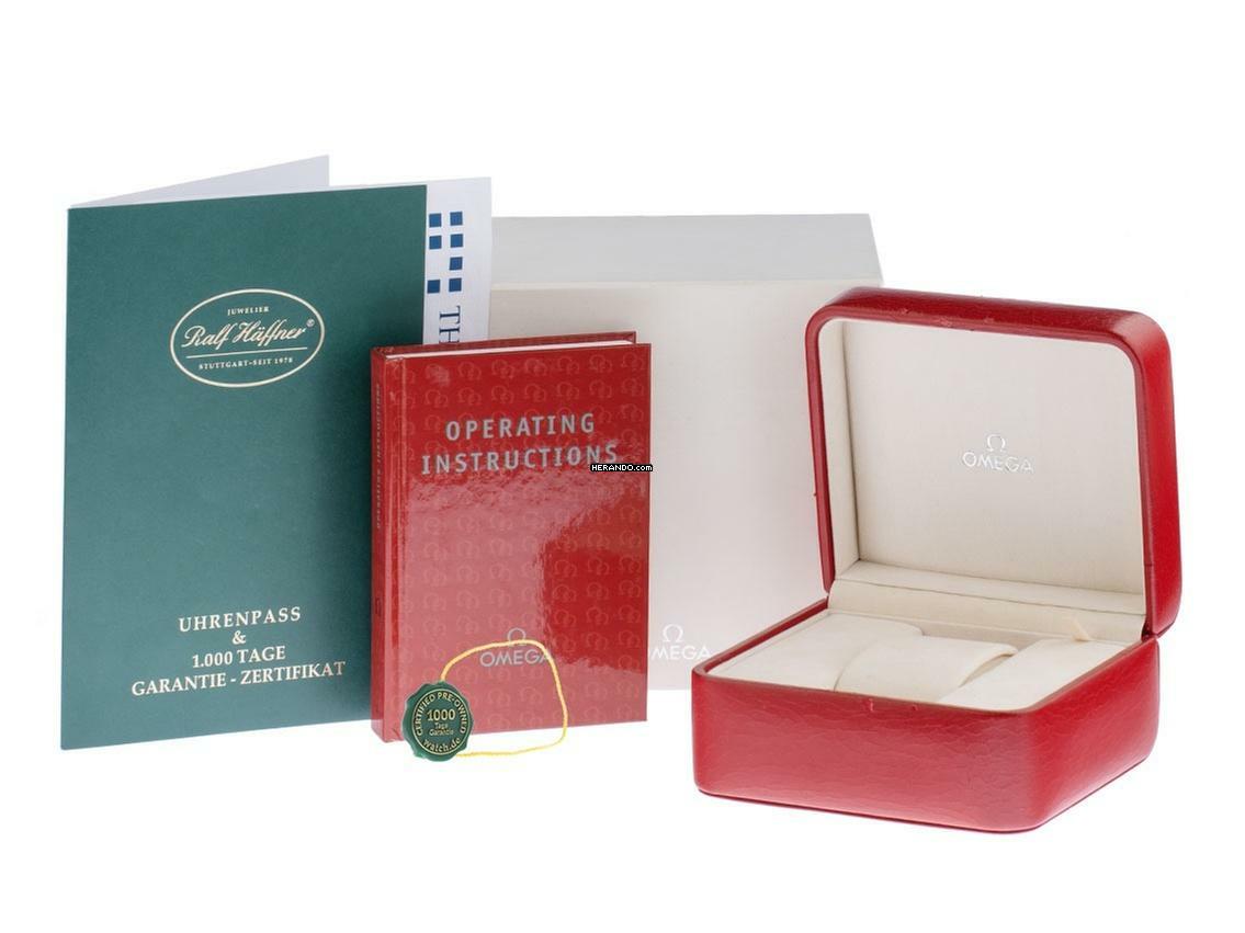 Omega Speedmaster Reduced Ref.175.0042 1998 Box&Beschreibung sehr gut Vintage Speedmaster Reduced
