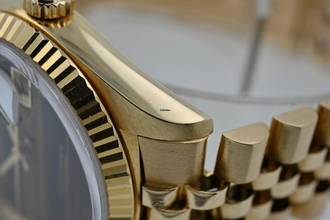 Thumbnail von Rolex Datejust 36 Oyster Perpetual Datejust 18k Yellow Gold 16018 Tiger Eye LC100 Tigerauge