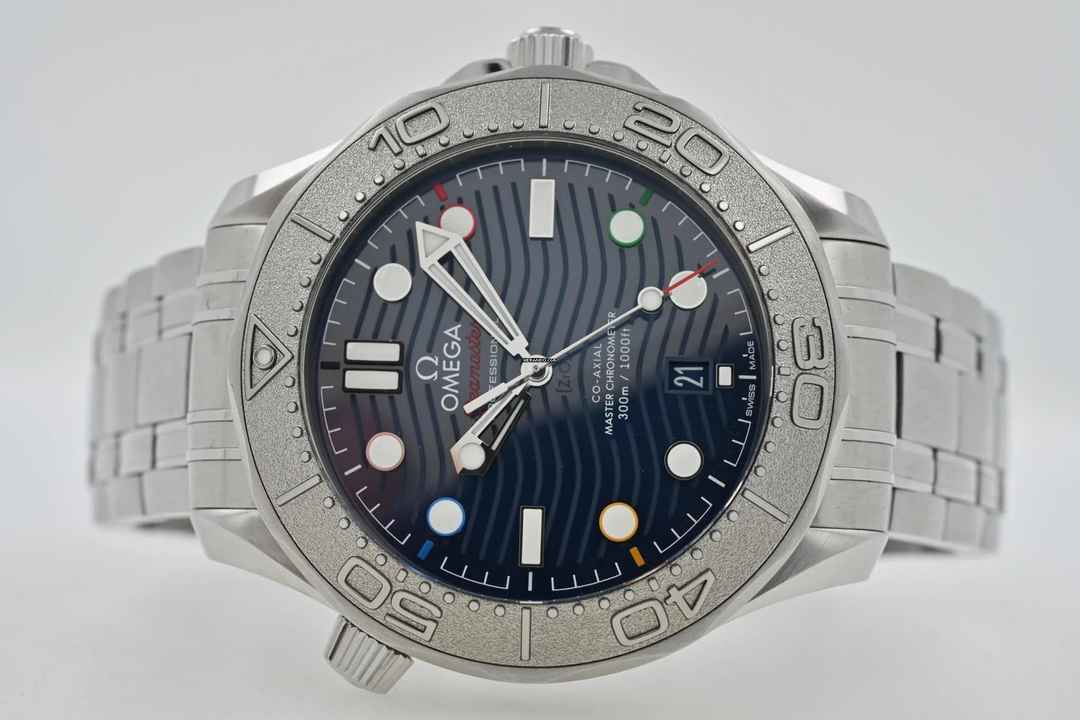  Omega Seamaster 300 Professional Chronometer Blue Dial Beijing 2022 52230422003001 