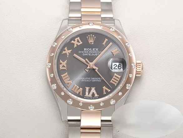  Rolex Datejust 31 Medium 278341rbr 2021 Stahl Rosegold 750 Diamanten Stainless Steel 18kt Rose Gold Oyster-band Chronometer 