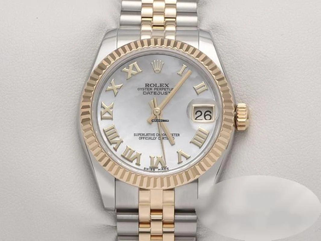  Rolex Lady-Datejust 31mm 178273 Stahl Gelbgold 750 Perlmutt 2015 Automatik Gold 