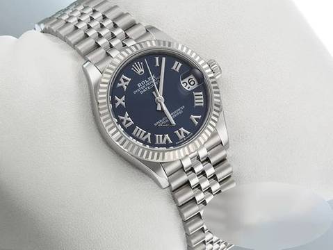  Rolex Datejust 31 278274 Medium Stahl Weissgold 750 Automatik Stainless Steel 18kt White Gold Jubilé-band Chronometer Oyster Blue Dial 