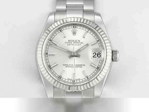  Rolex Datejust 31 31mm 178274 2015 Stahl Weissgold 750 Automatik Stainless Steel 18kt White Gold Oyster-band Chronometer 