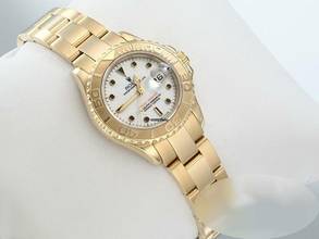 Thumbnail von Rolex Yacht-Master 29mm Gelbgold 750 Automatik 18kt Yellow Gold Damen Oyster-band Chronometer White Dial