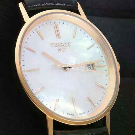  Tissot Goldrun Lady 18k Gold NEW FULL SET 