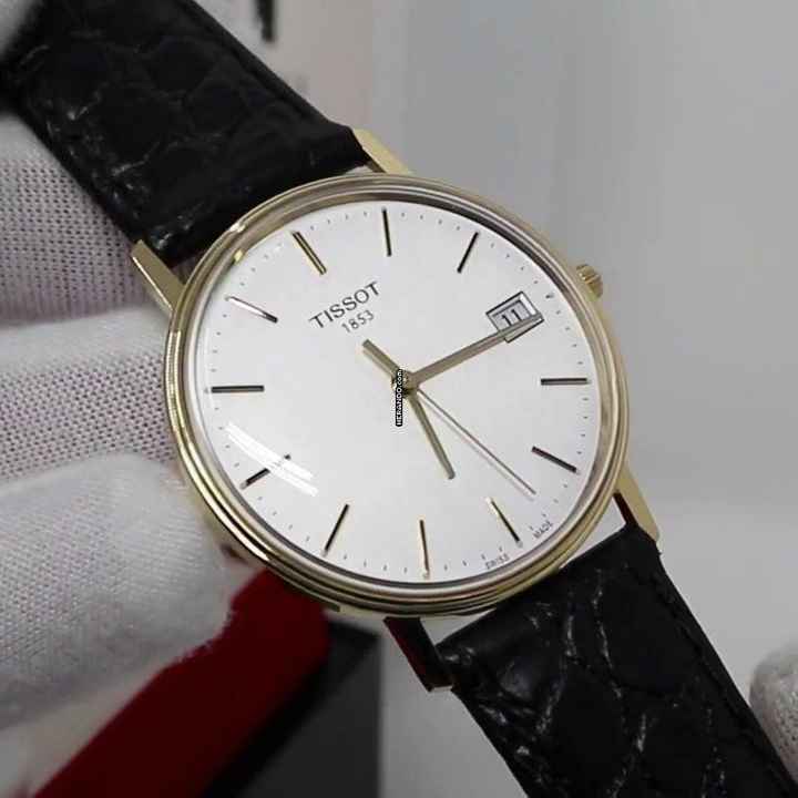  Tissot Goldrun Hesalite Gold 33.7mm NEW FULL SET 