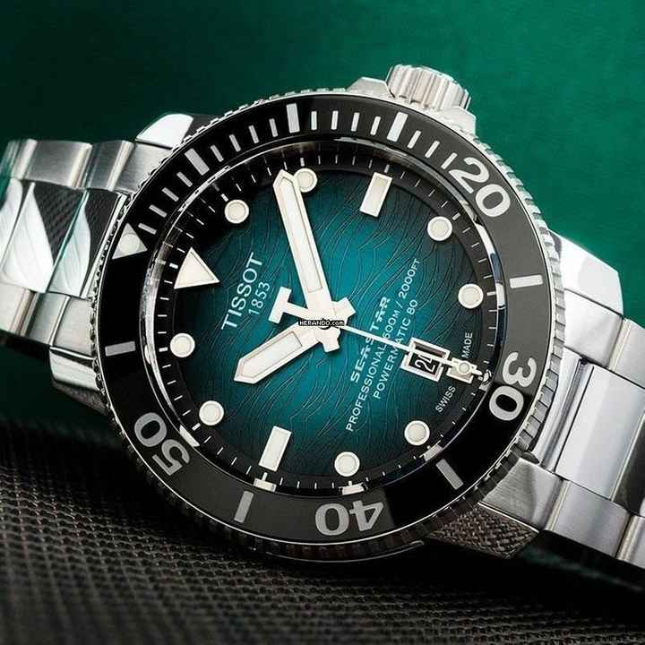  Tissot Seastar 2000 Men's T120.607.11.041.00 Seastar 2000 Powermatic NEW FULL SET 