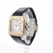 Thumbnail von Cartier Santos 100 MM Steel/Rose Gold