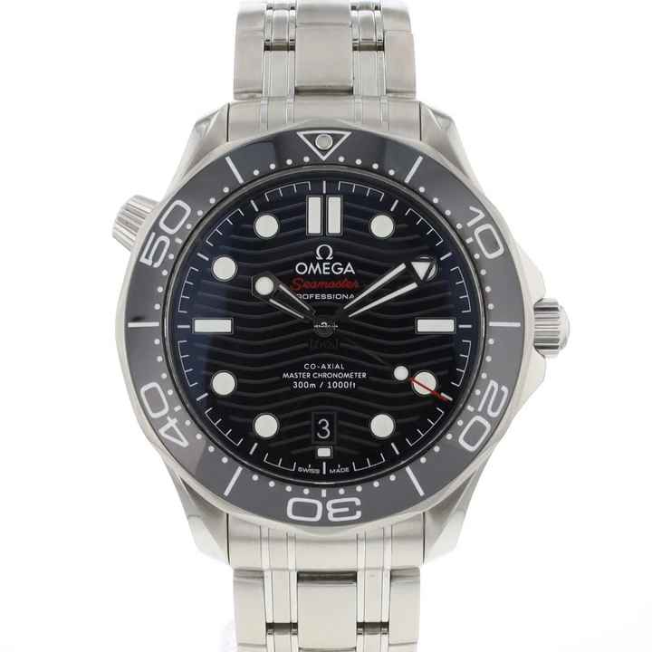  Omega Seamaster Diver 300 M Co-Axial Black Dial 