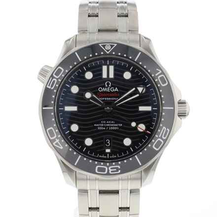  Omega Seamaster Diver 300 M Co-Axial Black Dial 