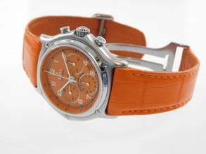 Thumbnail von Ebel Le Modulor 1911 Chronograph im Full Set Top Zustand original Krokoband und Faltschließe