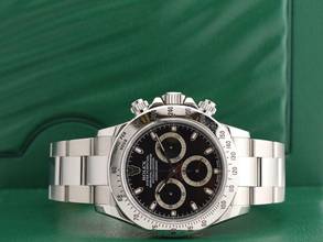 Thumbnail von Rolex Daytona Cosmograph Daytona 116520 Black Dial - Like New Full Set 2007