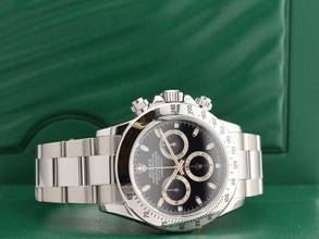 Thumbnail von Rolex Daytona Cosmograph Daytona 116520 Black Dial - Like New Full Set 2007