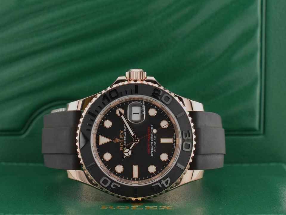  Rolex Yacht-Master 40 Rose Gold 40mm Ref. 126655 Oysterflex New 2023 