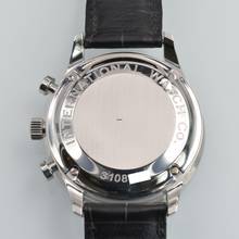 Thumbnail von IWC Portugieser Chronograph Portuguese IW371404 chronograph Panda black dial 2007 Full Set