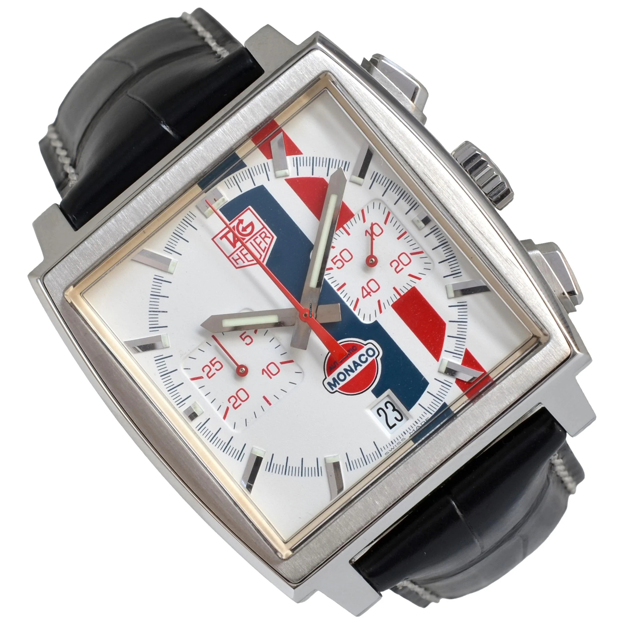  TAG Heuer Monaco chronograph CW2118 Gulf 2006 Limited Edition Full Set 