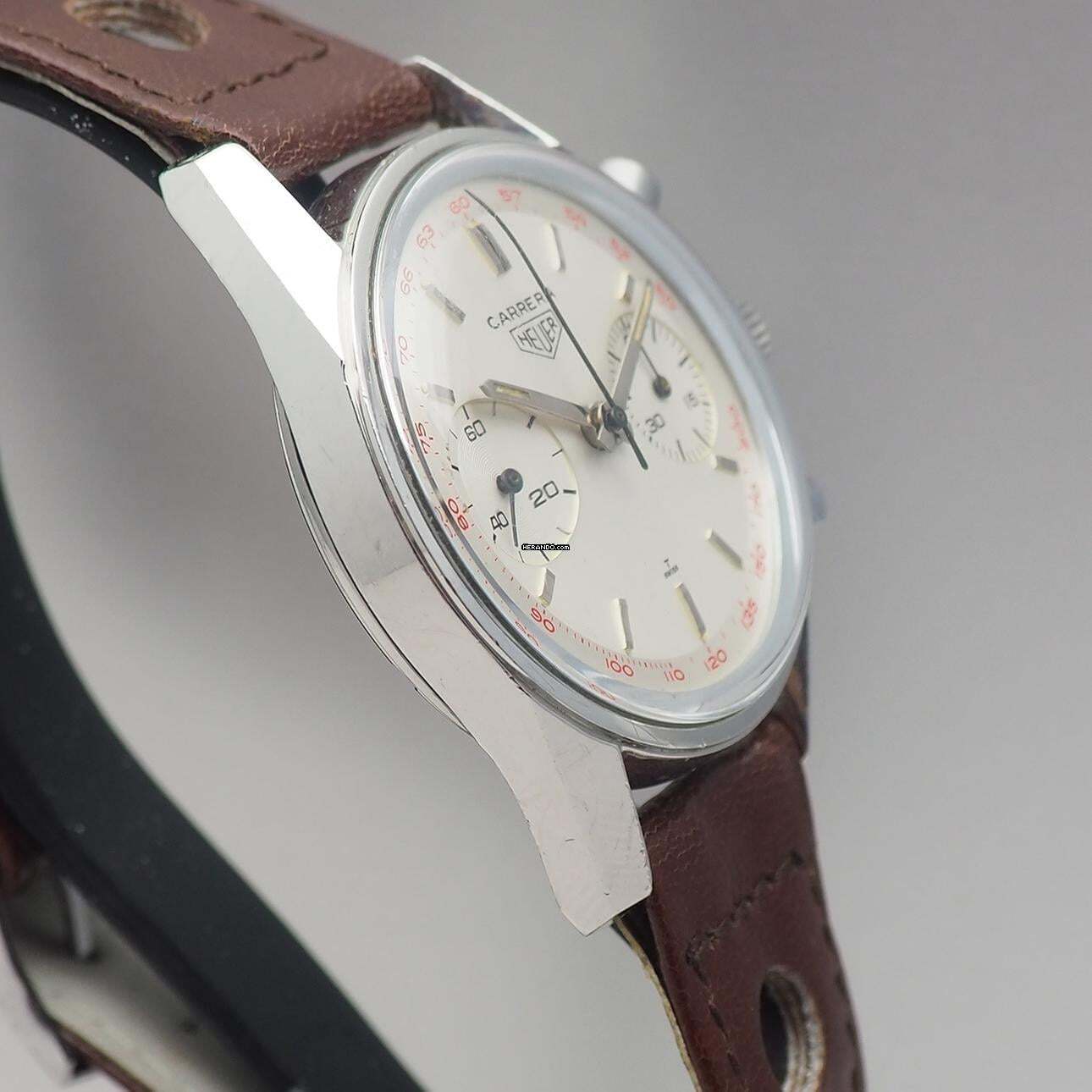 Thumbnail von Heuer Carrera 3647T Chronograph Vintage 2-Register