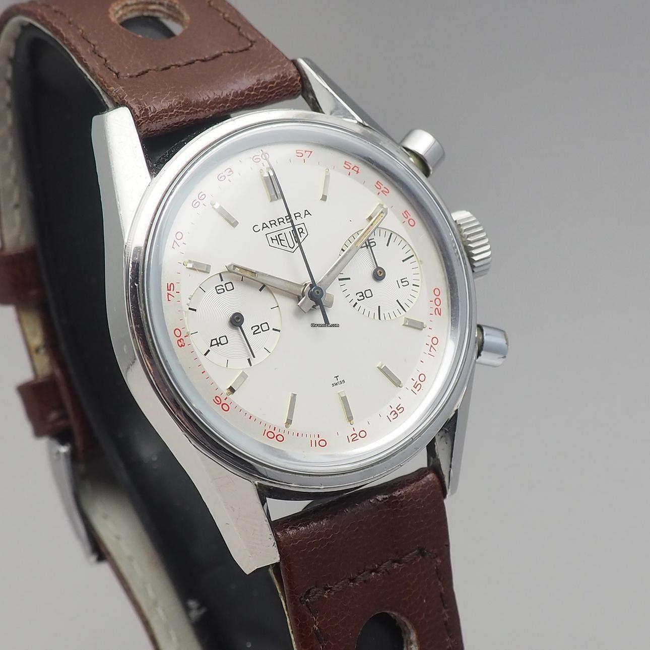 Thumbnail von Heuer Carrera 3647T Chronograph Vintage 2-Register