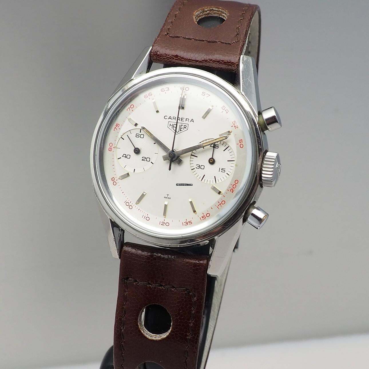 Thumbnail von Heuer Carrera 3647T Chronograph Vintage 2-Register